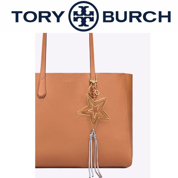 Tory Burch Accessories - ❌❌SOLD❌❌TORY BURCH✨SPINNING STAR LEATHER TASSEL KEY FOB